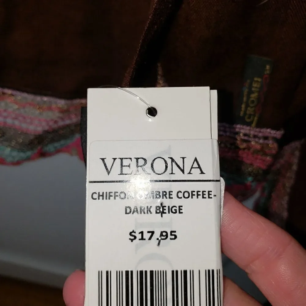 Verona Woven Metallic Hijab Scarf